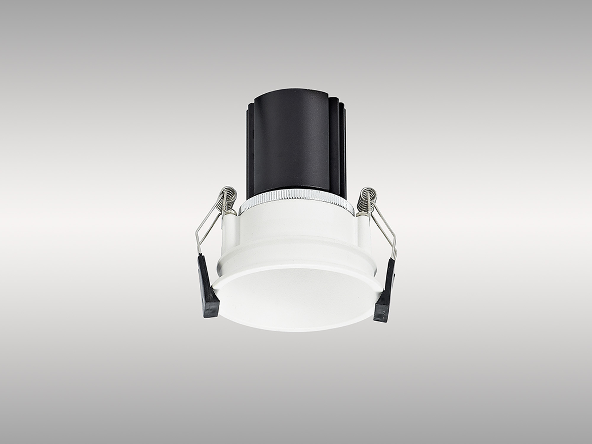 Bania 12 Powered by Tridonic  12W 2700K 1200lm 36° CRI>90 LED Engine, 350mA White Fixed Recessed Spotlight, IP65 DM201758  Dlux Bania A 12 IP65
